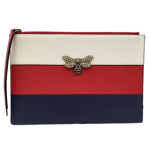 Gucci Handbags - Gucci Bee Queen Margaret Multi-Colored Clutch